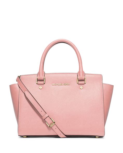 michael michael kors selma medium top zip satchel 